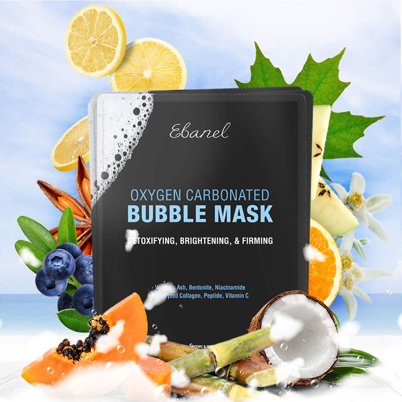Carbonated Bubble Mask Pack (10 Sheets)