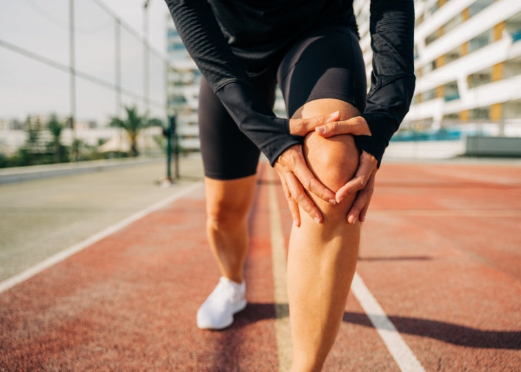 Knee pain runner