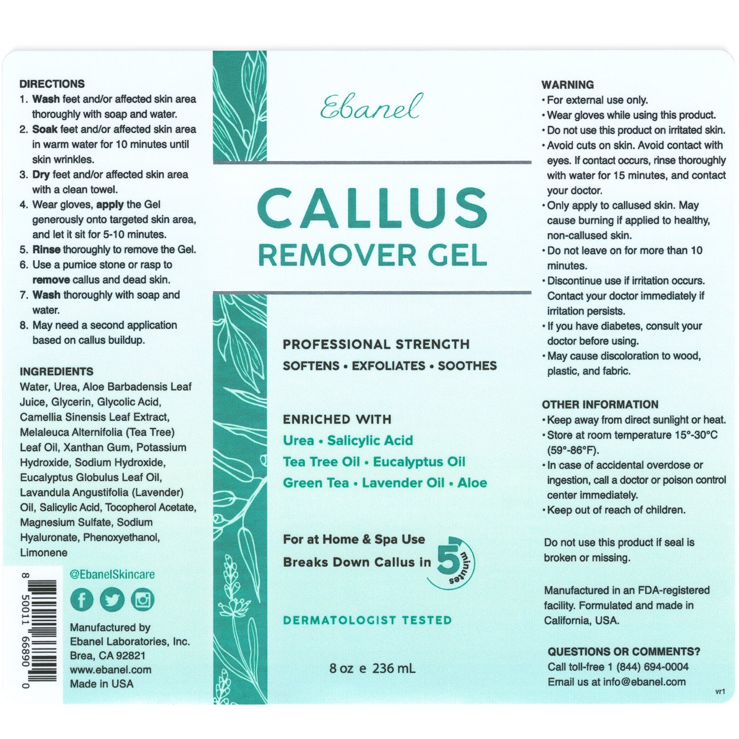 Callus Remover Gel