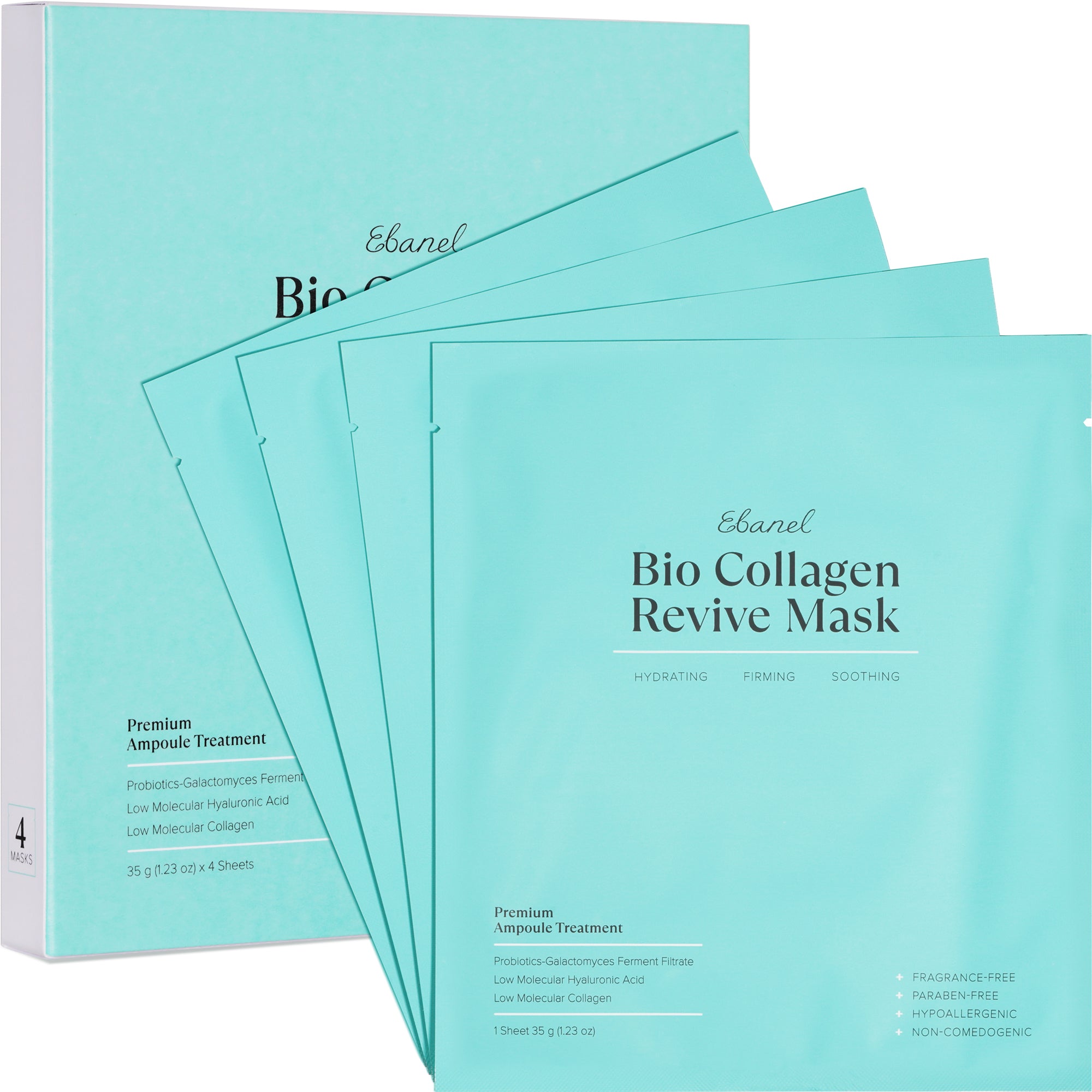Bio Collagen Revive Mask (4-Pack)