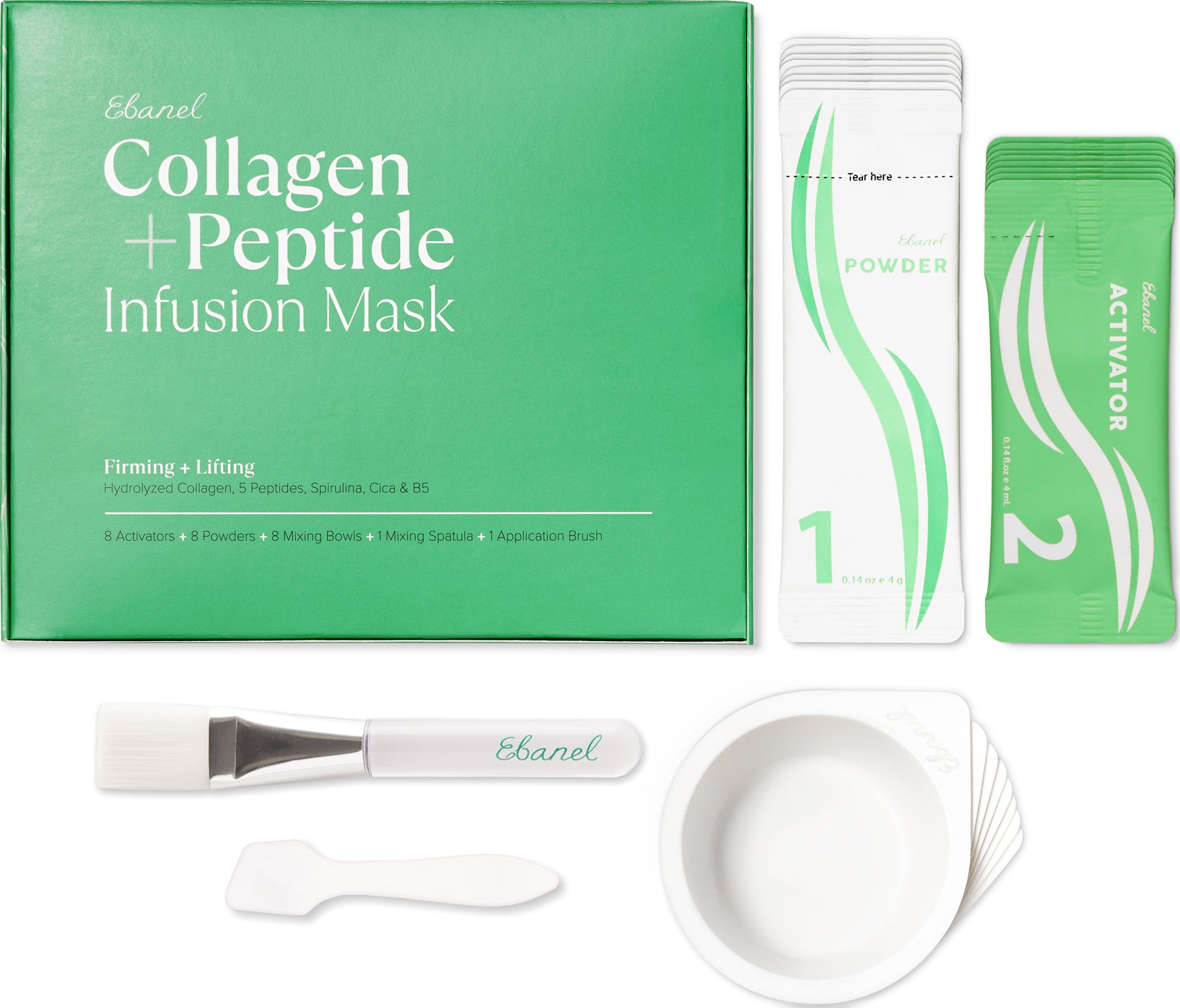 Collagen + Peptide Infusion Mask (8-Pack)