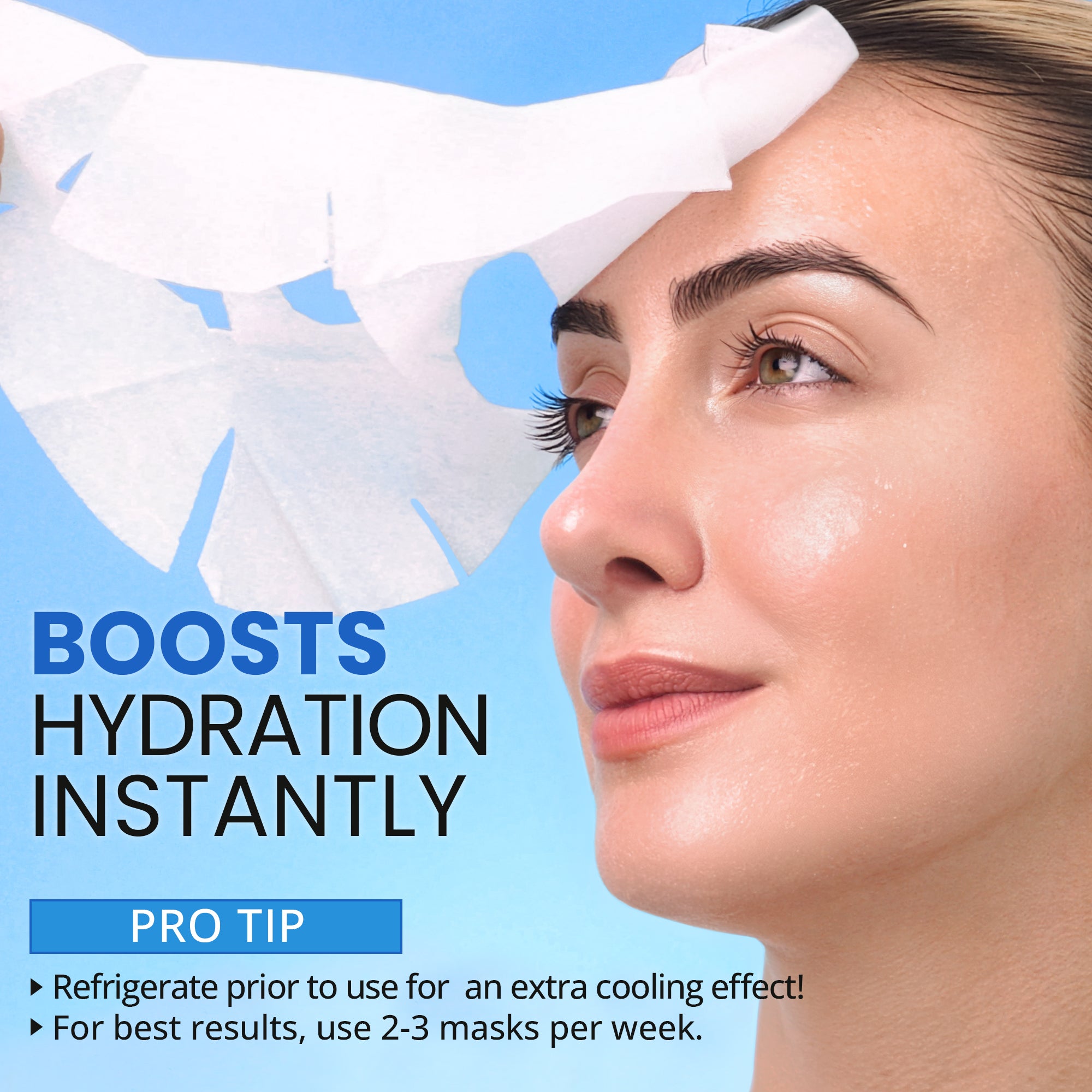 Hyaluronic Collagen Sheet Mask Pack (10 Sheets)