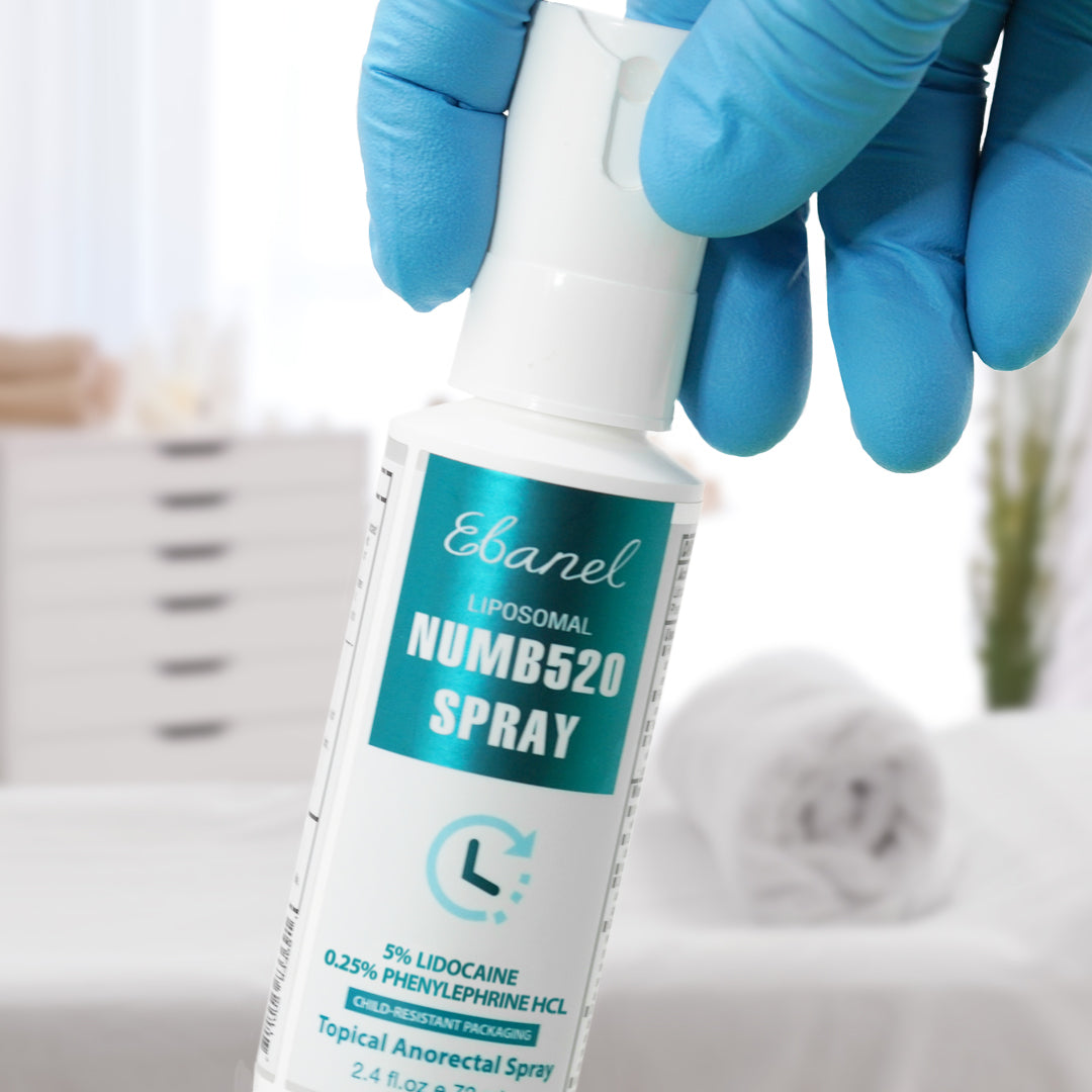 Numb 520 Spray | Lidocaine | Phenylephrine HCl | Ebanel®