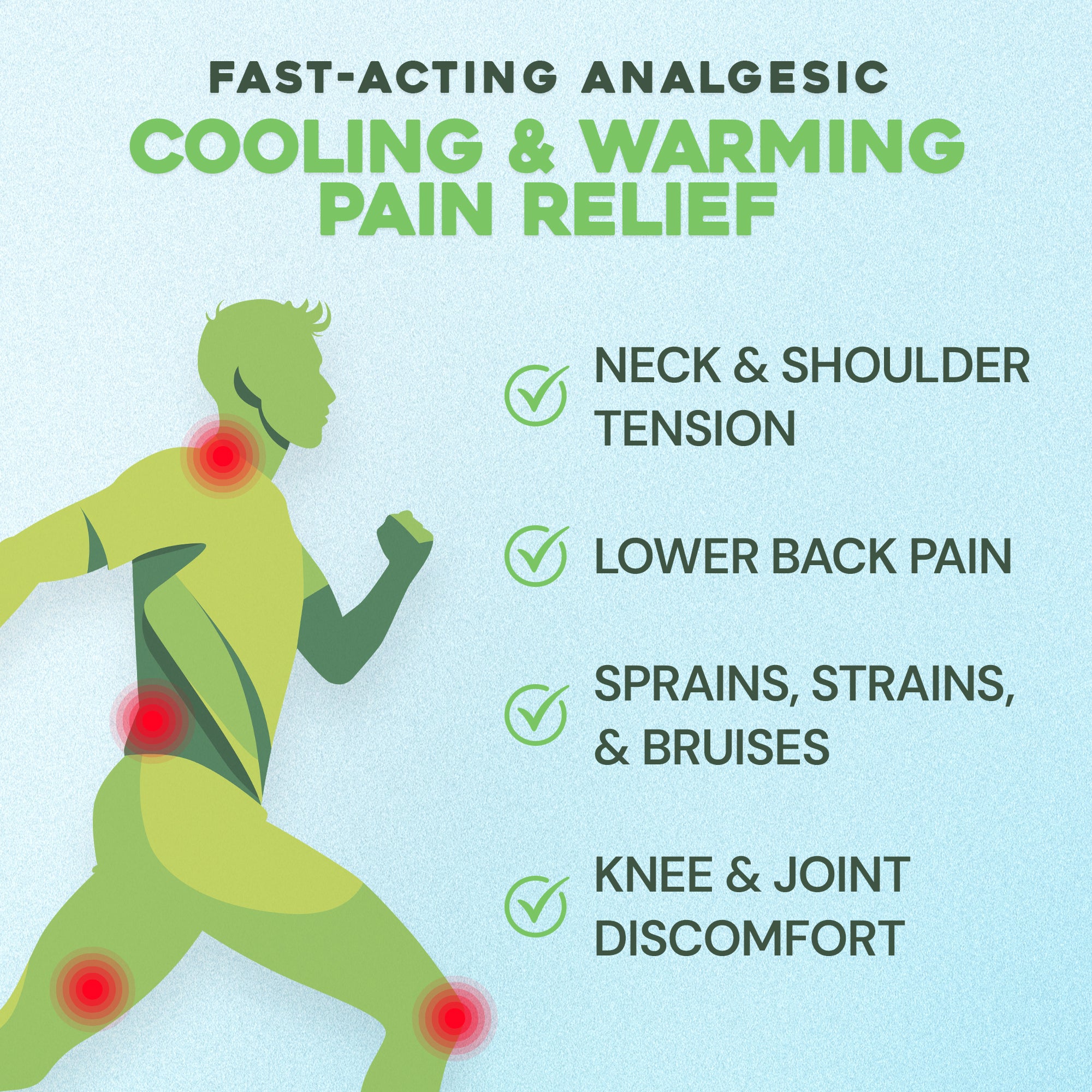 Lightning Pain Relief Topical Analgesic Cream Roll-On