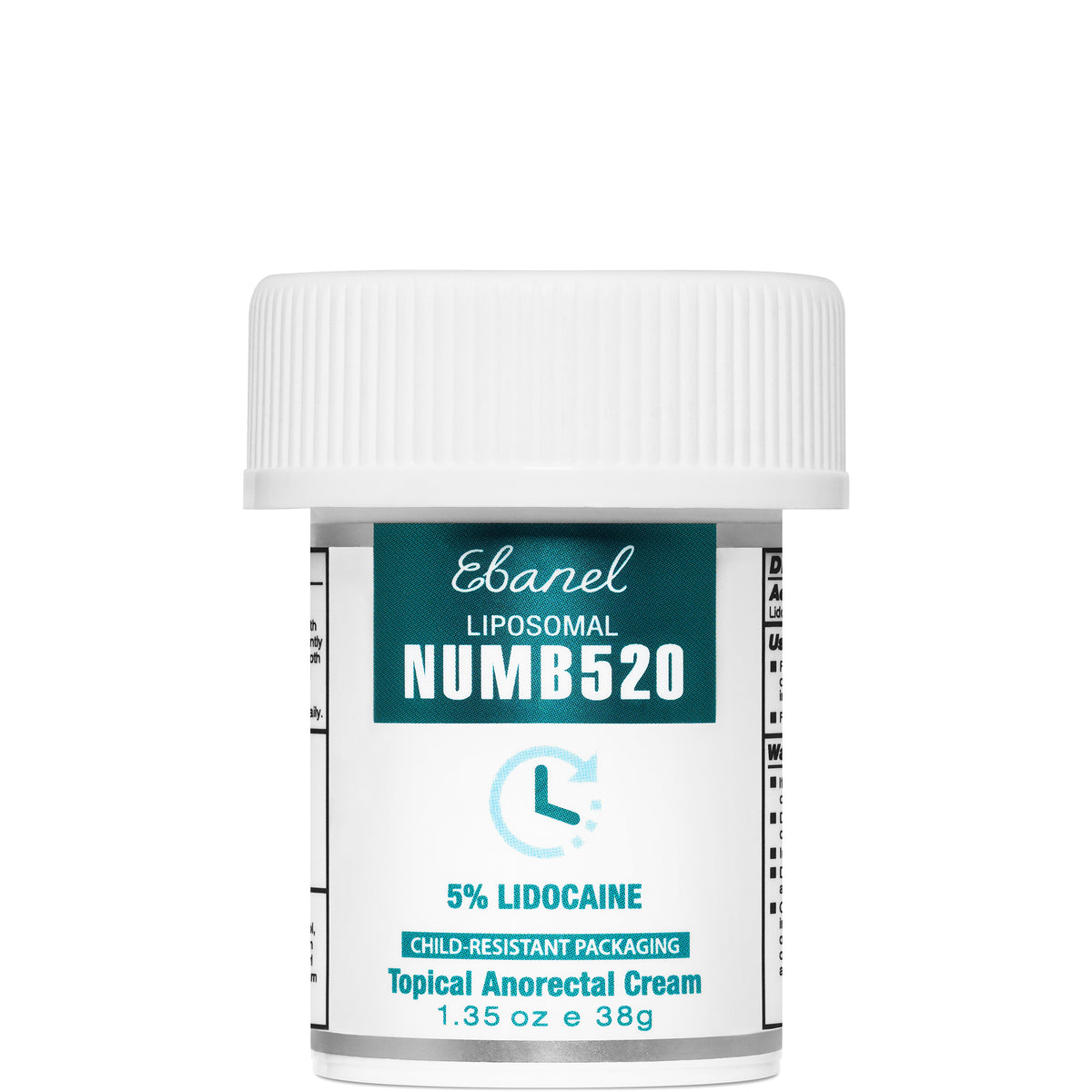 エルセーヌ　サプリメント　NO.777 Numb 520, 5% Lidocaine Numbing Cream, Maximum OTC Strength