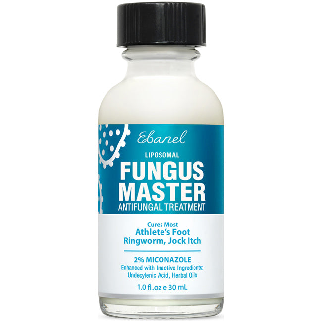 Fungus Master Anti Fungal Treatment 1fl oz. 2% Miconazole. Cures most Athlete's foot, ringworm, jock itch.