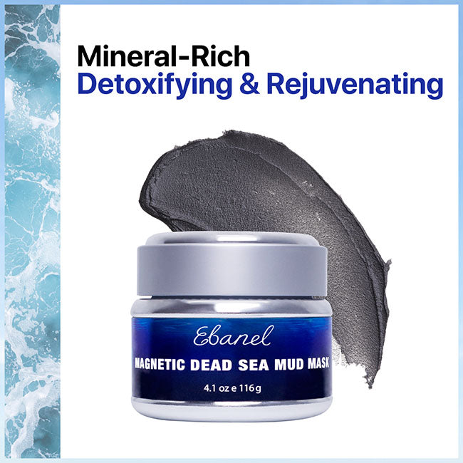 Magnetic Dead Sea Mud Mask 4.1 oz. Mineral rich, detoxifying % rejuvenating