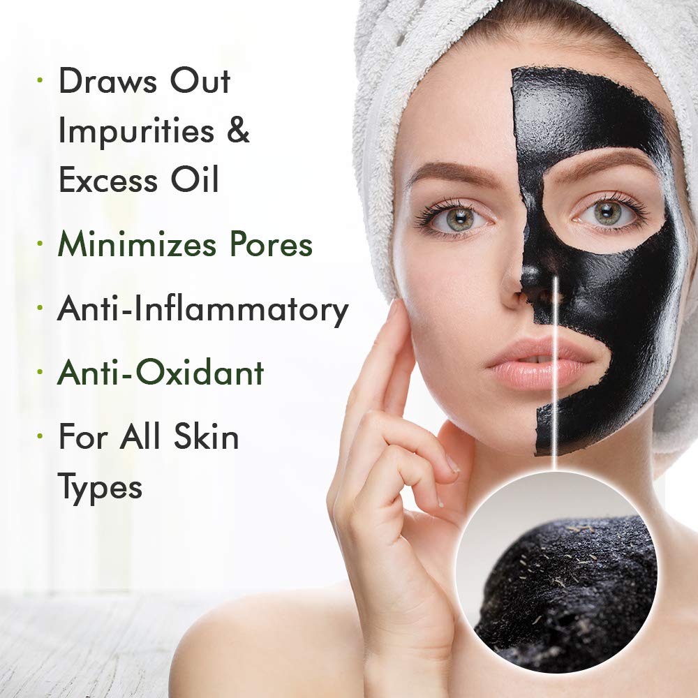 Ebanels Charcoal Peel Off Mask, Draws out impurities and excess oil, minimizes pores, anti-inflammatory, anti-oxidant, and for all skin types
