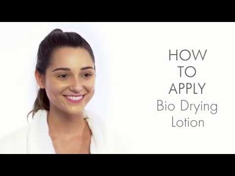 How to apply bio drying lotion video