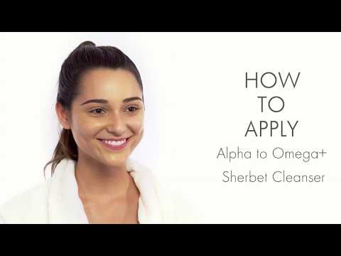 How to Apply Ebanel Alpha to Omega+ Sherbet Cleanser