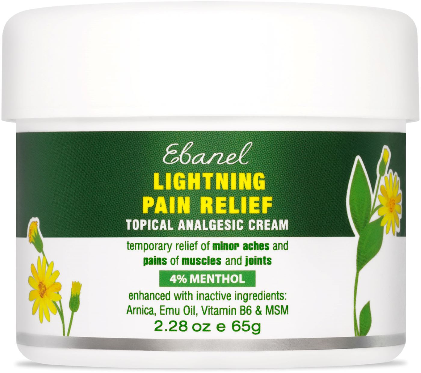 Ebanel Lightening Pain Relief Cream