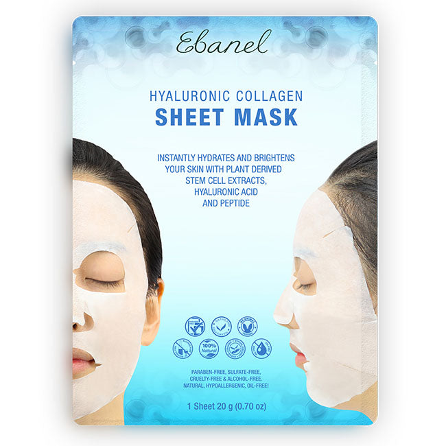 Hyaluronic collagen sheet mask